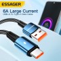 Кабель Essager Sunset USB A to Type C 120W USB Charging Cable 2m black (EXC120-CGA01-P) (EXC120-CGA01-P)