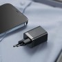 Мережевий зарядний пристрій Baseus Super Si Pro Quick Charger C+U 30W EU Black (CCSUPP-E01)