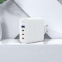 Мережевий зарядний пристрій ACEFAST A37 PD100W GaN (3*CUSB-C+USB-A) charger set White (AFA37W)