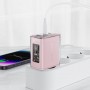 Мережевий зарядний пристрій ACEFAST A45 Sparkling series PD65W GaN (2*USB-C+USB-A) charger Cherry blossom (AFA45CB)