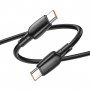 Кабель BOROFONE BX93 Super power 100W fast charging data cable Type-C to Type-C Black (BX93CCB)