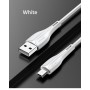 Кабель Usams US-SJ373 U38 Micro Charging and Data Cable 1m White (SJ373USB02)