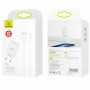 МЗП Usams T21 Charger kit T18 single USB EU charger +Uturn Lightning cable White (T21OCLN01)