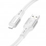 Кабель BOROFONE BX88 Solid silicone charging data cable for iP White (BX88LW)