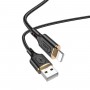 Кабель HOCO X95 Goldentop charging data cable iP Black (6931474794383)