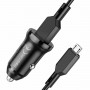 Автомобільний зарядний пристрій BOROFONE BZ18 single port QC3.0 car charger set(Micro) 18W Black (BZ18MB)