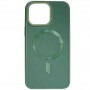 Шкіряний чохол Bonbon Leather Metal Style with MagSafe для Apple iPhone 14 Pro (6.1