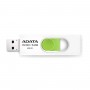 Flash A-DATA USB 3.0 AUV 320 64Gb White/Green (AUV320-64G-RWHGN)