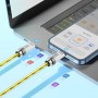 Кабель HOCO U113 Solid PD silicone charging data cable iP Gold (6931474790002)