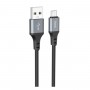 Кабель HOCO X92 Honest silicone charging data cable for Micro(L=3M) Black (6931474788764)