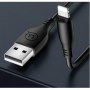 Кабель Usams US-SJ266 U18 Round lightning Cable 1m Black (SJ266USB01)