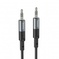 Аудiокабель HOCO UPA23 AUX audio cable Metal Gray (6931474783820)