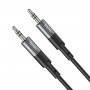 Аудiокабель HOCO UPA23 AUX audio cable Metal Gray (6931474783820)