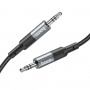 Аудiокабель HOCO UPA23 AUX audio cable Metal Gray (6931474783820)