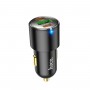 Автомобільний зарядний пристрій HOCO NZ6 PD45W 3-port(2C1A) car charger Black (6931474765185)