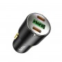 Автомобільний зарядний пристрій HOCO NZ6 PD45W 3-port(2C1A) car charger Black (6931474765185)