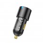 Автомобільний зарядний пристрій HOCO NZ6 PD45W 3-port(2C1A) car charger Black (6931474765185)