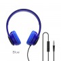 Навушники BOROFONE BO5 Star sound wired headphones Blue (BO5U)