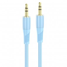 Аудiокабель HOCO UPA25 Transparent Discovery Edition AUX audio cable Blue (6931474791146)