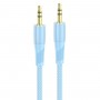 Аудiокабель HOCO UPA25 Transparent Discovery Edition AUX audio cable Blue (6931474791146)