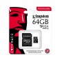 microSDXC (UHS-1 U3) Kingston Industrial 64Gb class 10 V30 А1 (adapter SD) (SDCIT2/64GB)