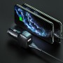 Автомобільний зарядний пристрій HOCO Z36 Leader dual port car charger set(iP) Black (6931474727732)