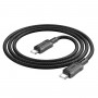 Кабель HOCO X94 Leader 60W charging data cable Type-C to Type-C Black (6931474794321)