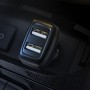 Автомобільний зарядний пристрій HOCO Z36 Leader dual port car charger set(Micro) Black (6931474727756)