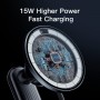 Тримач для мобільного Essager Arpege 15W Magnetic Wirless Car Charger with Phone Holder Function (Standard Version)  black (EZJCX-GY01AtZ) (EZJCX-GY01A-Z)