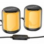 Портативна колонка HOCO BS56 Colorful BT wired 2-in-1 computer speaker Black (6931474780805)