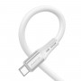 Кабель BOROFONE BX88 Solid silicone charging data cable for Type-C White (BX88CW)