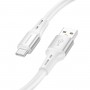 Кабель BOROFONE BX88 Solid silicone charging data cable for Type-C White (BX88CW)