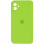 Чохол для смартфона Silicone Full Case AA Camera Protect for Apple iPhone 12 24,Shiny Green (FullAAi12-24)