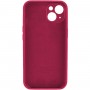 Чохол для смартфона Silicone Full Case AA Camera Protect for Apple iPhone 13 35,Maroon (FullAAi13-35)