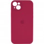 Чохол для смартфона Silicone Full Case AA Camera Protect for Apple iPhone 13 35,Maroon (FullAAi13-35)