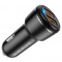 Автомобільний зарядний пристрій BOROFONE BZ17 Core dual port QC3.0 car charger set(Type-C) 18W (BZ17C)