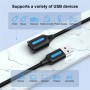 Кабель Vention USB 2.0 A Male to A Female Extension Cable 2M black PVC Type (CBIBH) (CBIBH)