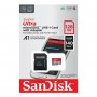 microSDXC (UHS-1) SanDisk Ultra 128Gb class 10 A1 (140Mb/s) (adapter) (SDSQUAB-128G-GN6MA)