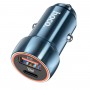 Автомобільний зарядний пристрій HOCO Z46A Blue whale PD20W+QC3.0 car charger Sapphire Blue (6931474770349)