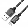 Кабель BOROFONE BX87 Sharp charging data cable for Micro Black (BX87MB)