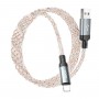 Кабель HOCO U112 Shine charging data cable for iP Gray (6931474788801)