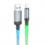 Кабель HOCO U112 Shine charging data cable for iP Gray (6931474788801)