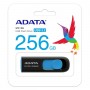 Flash A-DATA USB 3.2 UV 128 256Gb Black/Blue (AUV128-256G-RBE)