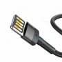 Кабель Baseus Cafule Cable（Special Edition）USB For iP 1m Grey+Black (CALKLF-GG1)