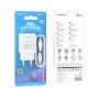 Мережевий зарядний пристрій BOROFONE BA65A Single port PD20W charger set(Type-C to Type-C) White (BA65ACCW)