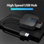 Хаб Vention 4 Ports USB 3.0 HUB 0.15M Black (CHBBB) (CHBBB)