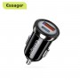 Автомобільний зарядний пристрій Essager Sunset Type-C to Lightning 20W USB Charging Cable  black (ECC2Q-WL0A) (ECC2Q-WL0A)