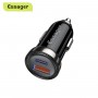 Автомобільний зарядний пристрій Essager Sunset Type-C to Lightning 20W USB Charging Cable  black (ECC2Q-WL0A) (ECC2Q-WL0A)