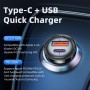 Автомобільний зарядний пристрій Essager Sunset Type-C to Lightning 20W USB Charging Cable  black (ECC2Q-WL0A) (ECC2Q-WL0A)