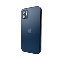 Чохол для смартфона AG Glass Matt Frame Color MagSafe Logo for Apple iPhone 11 Navy Blue (AGMattFrameMGiP11DBlue)